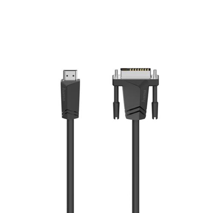 Изображение Kabel Hama HDMI - DVI-D 1.5m czarny (002050180000)