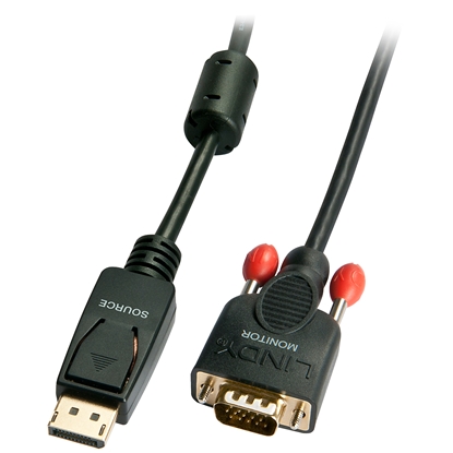 Изображение Lindy 3m DisplayPort to VGA Adaptercable