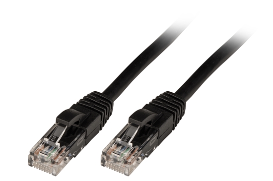 Picture of Lindy 1m Cat.6 U/UTP Cable, Black