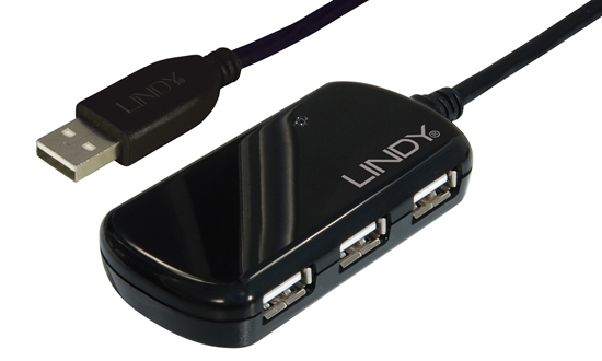 Изображение Lindy 8m USB2.0 Active Extension Hub