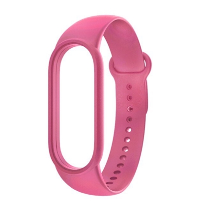 Attēls no Devia Silicone Strap for Xiaomi Mi Band 5 / Mi Band 6 / Pink