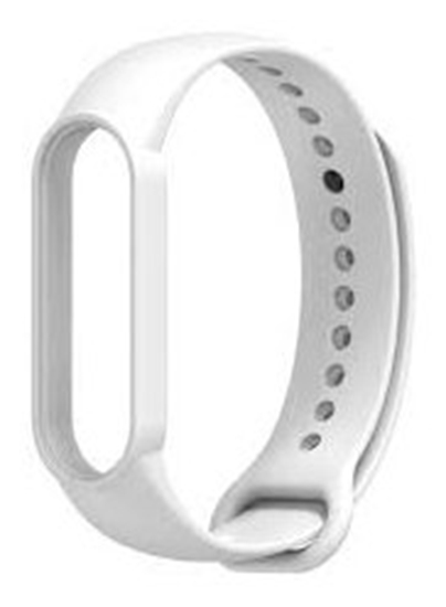 Picture of Devia Silicone Strap for Xiaomi Mi Band 5 / Mi Band 6 / White