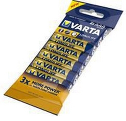 Изображение 1x8 Varta Longlife AAA LR 3 Bulk Pack