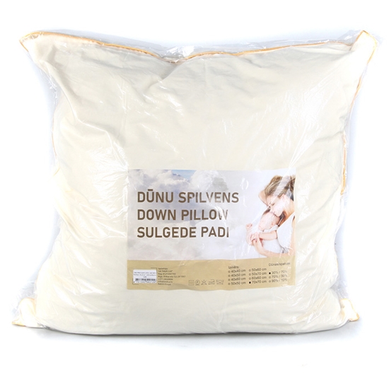 Picture of Spilvens spalvu-dūnu 70x70cm 1.4kg