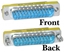 Attēls no MicroConnect DB-25 - DB-25, Żółty (MOD2525)