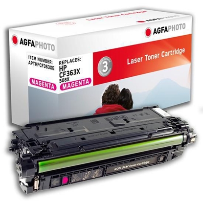 Изображение Toner AgfaPhoto Magenta Zamiennik 508X (APTHPCF363XE)