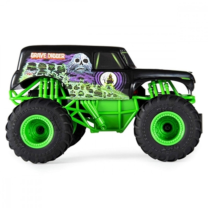 Attēls no Rot. Auto Monster Jam R/C 1:24 Grave Digger, 6044955