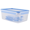 Picture of Emsa Food Clip&Close 508568 5 pcs. Set transparent/blue