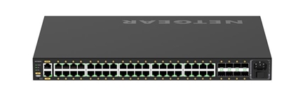 Attēls no Netgear GSM4248P-100EUS network switch Managed L2/L3/L4 Gigabit Ethernet (10/100/1000) Power over Ethernet (PoE) Black