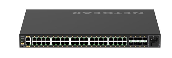 Picture of Netgear GSM4248P-100EUS network switch Managed L2/L3/L4 Gigabit Ethernet (10/100/1000) Power over Ethernet (PoE) Black