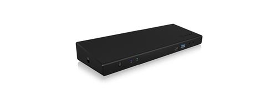 Изображение ICY BOX IB-DK2244AC Wired USB 3.2 Gen 1 (3.1 Gen 1) Type-C Black