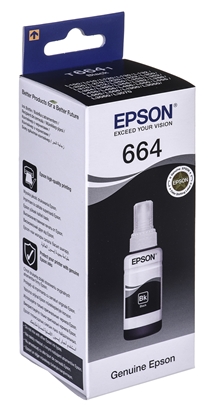 Picture of Epson T6641 Black ink bottle 70ml