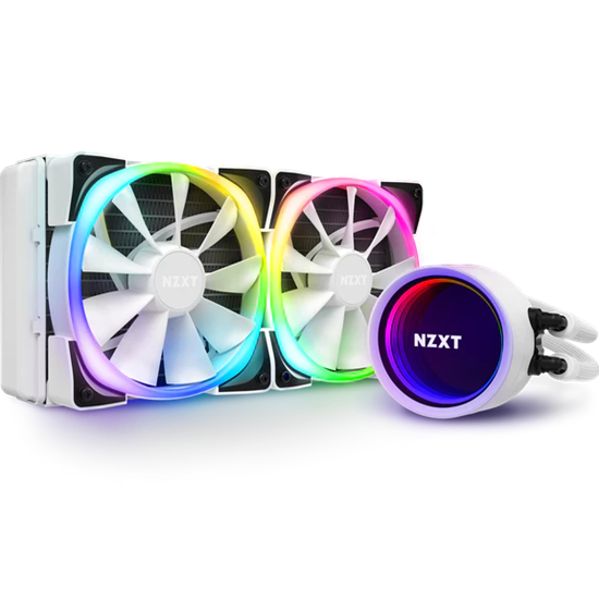 Picture of Chłodzenie wodne Nzxt Kraken X53 RGB Białe (RL-KRX53-RW)