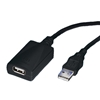 Picture of ROLINE USB 2.0 Extension Cable, 1 Port, black, 5.0 m