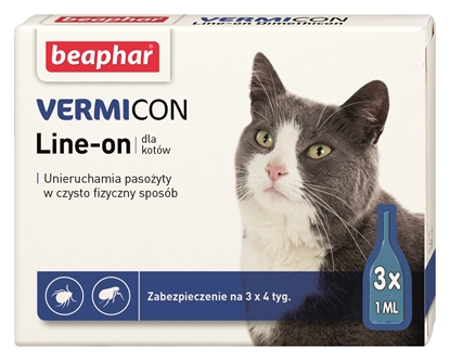 Изображение Beaphar parasite drops for cats - 3x 1ml