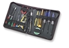 Picture of Manhattan Technician Tool Kit (17 items), Consists of: Soldering Iron (Euro 2-pin plug), Solder and Wick, 4x Chip Tools (Anti Static), Pliers, 2x Nut-Drivers, 2x Torque Screwdrivers, 4x Screwdrivers (Phillips & Flat Head), Tube for spares, Case, Lifetime 