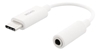 Picture of Deltaco DELTACO USB-C į 3,5 mm adapteris, 10 cm, aktyvus, baltas USBC-1145