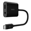 Attēls no Belkin RockStar 3,5mm Audio- and USB-C Chargeadapter  NPA004btBK