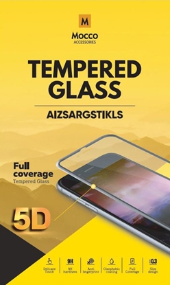 Изображение Mocco Full Glue 5D Signature Edition Tempered Glass Full Coverage with Frame Samsung Galaxy A72 / A80 Black