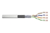 Picture of Kabel teleinformatyczny patchcordowy kat.5e, SF/UTP, linka, AWG 26/7, PVC, 100m, szary, karton