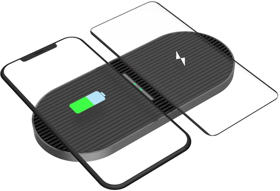 Picture of Platinet wireless charger 2x10W PWCDB