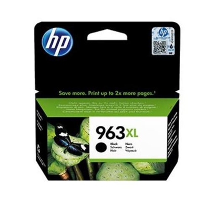 Attēls no Tusz HP HP oryginalny ink / tusz 3JA30AE#301, HP 963XL, black, blistr, 2000s, 48ml, high capacity, HP Officejet Pro 9012, 9014, 9015, 9016