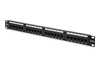 Picture of DIGITUS Patchpanel   1HE 24-Port Cat5e  ungeschirmt schwarz