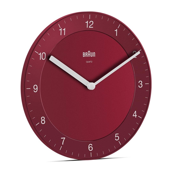 Picture of Braun BC 06 R Quartz wall clock analog red