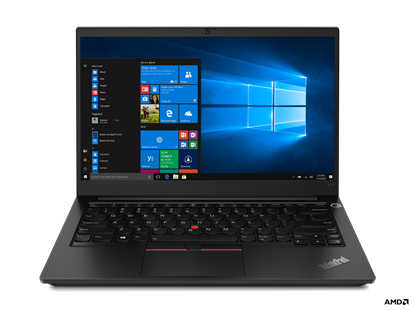 Attēls no Lenovo ThinkPad E14 Laptop 35.6 cm (14") Full HD AMD Ryzen™ 7 5700U 16 GB DDR4-SDRAM 256 GB SSD Wi-Fi 5 (802.11ac) Windows 10 Pro Black