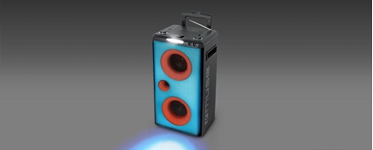 Picture of Muse | Party Box Bluetooth Speaker | M-1928 DJ | Yes | 300 W | Bluetooth | Black | NFC | Portable | Wireless connection