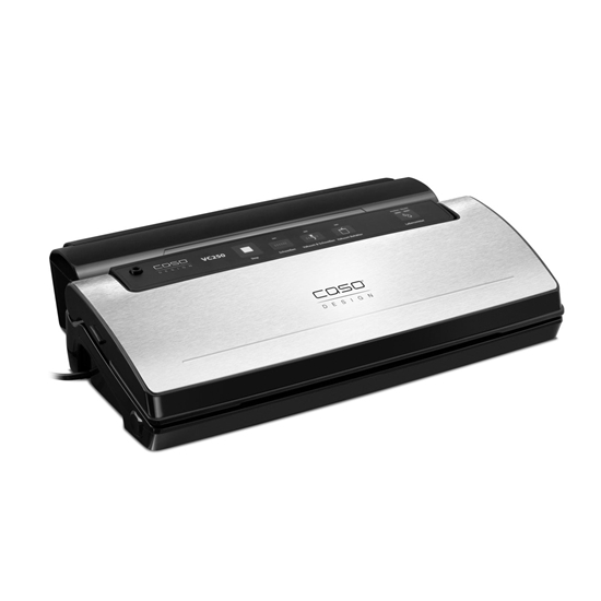 Изображение Caso | Bar Vacuum sealer | VC250 | Power 120 W | Temperature control | Stainless steel