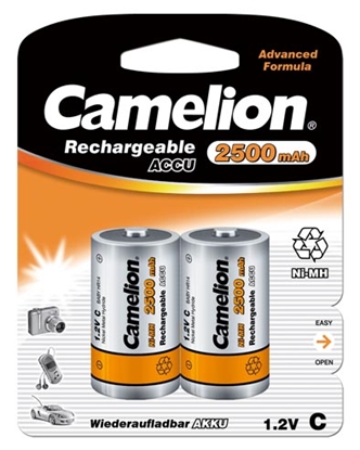 Attēls no Camelion | C/HR14 | 2500 mAh | Rechargeable Batteries Ni-MH | 2 pc(s)