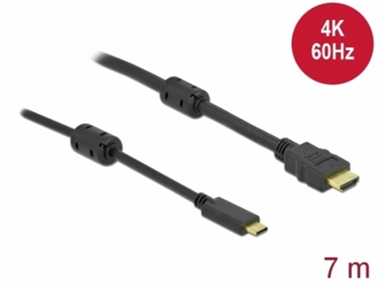 Изображение Delock Active USB Type-C™ to HDMI Cable (DP Alt Mode) 4K 60 Hz 7 m