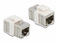 Attēls no Delock Adapter RJ45 jack to RJ45 jack compact Cat.6A metal