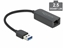 Attēls no Delock Adapter USB Type-A male to 2.5 Gigabit LAN compact