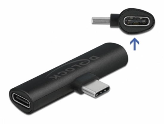 Изображение Delock Adapter USB Type-C™ to 2 x USB Type-C™ PD black