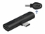 Attēls no Delock Adapter USB Type-C™ to 2 x USB Type-C™ PD black