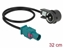 Изображение Delock Antenna cabel FAKRA Z plug > ISO plug RG-174 30 cm black