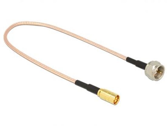 Picture of Delock Antenna Cable F Plug  SMB Jack 25 cm