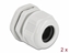 Изображение Delock Cable Gland PG21 for round cable grey 2 pieces