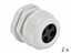 Изображение Delock Cable Gland PG29 for round cable with four cable entries grey 2 pieces