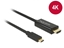 Изображение Delock Cable USB Type-C™ male > HDMI male (DP Alt Mode) 4K 30 Hz 3 m black