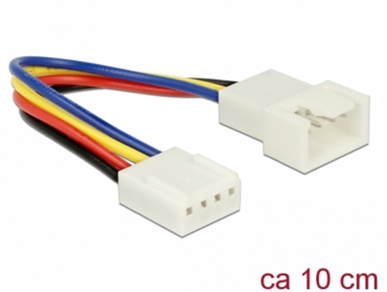 Picture of Delock Extension Cable PWM Fan Connection 4 Pin 10 cm