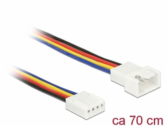 Изображение Delock Extension Cable PWM Fan Connection 4 Pin 70 cm