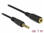 Изображение Delock Extension Cable Stereo Jack 3.5 mm 5 pin male to female 1 m black