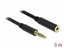 Изображение Delock Extension Cable Stereo Jack 4.4 mm 5 pin male to female 3 m black