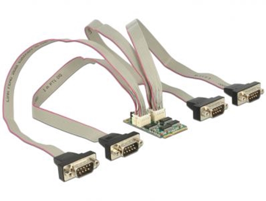 Picture of Delock Module MiniPCIe IO PCIe full size 4 x Serial RS-232 with Voltage supply
