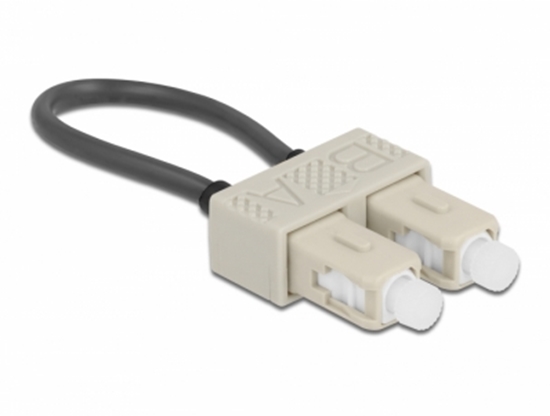 Picture of Delock Optical Fiber loopback Adapter SC / OM2 Multi-mode beige