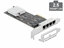 Изображение Delock PCI Express x4 Card to 4 x 2.5 Gigabit LAN RTL8125
