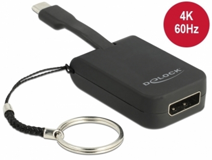 Изображение Delock USB Type-C™ Adapter to DisplayPort (DP Alt Mode) 4K 60 Hz - Key Chain